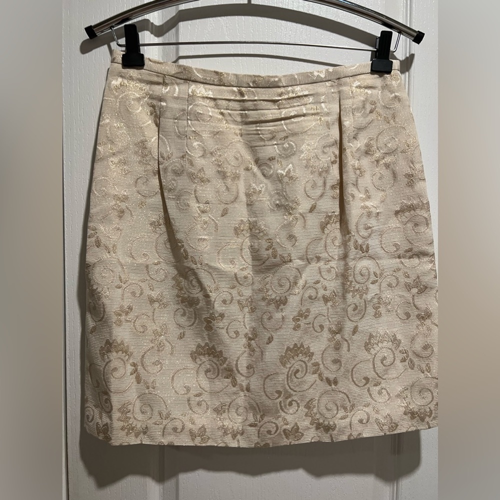 Vintage Gantos gold design skirt - size 14